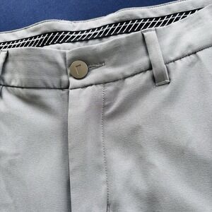 Primo Gray Performance Jogger Pants Men's 32 Short Stretch Tapered Zip Hem